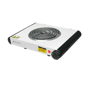 48126 / PAEL-1C Parrilla eléctrica 1 quemador en espiral, blanca, Volteck
