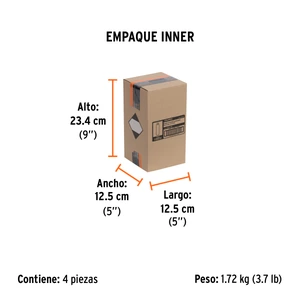 Truper Pintura en aerosol, naranja neón, bote esbelto, 400 ml