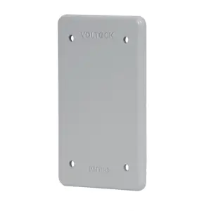 46432 / PAFCI-S Placa tipo FS ciega, de sobreponer, Volteck