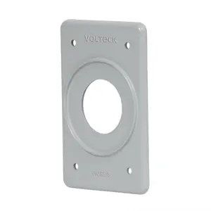 46431 / PAFSE-S Volteck Placa para intemperie tipo FS, sencilla, de sobreponer