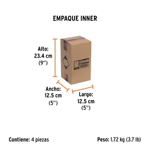 Truper Pintura en aerosol, azul metálico, bote esbelto, 400 ml