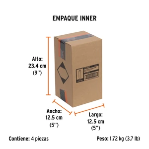 Truper Pintura en aerosol, negro metálico, bote esbelto, 400 ml