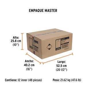 Truper Pintura en aerosol, negro metálico, bote esbelto, 400 ml