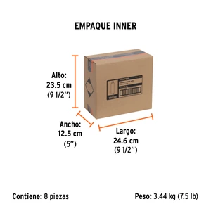 Truper Pintura en aerosol, plata metálico, bote esbelto, 400 ml