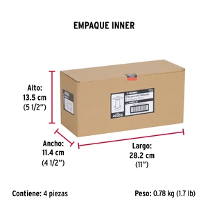 Pata para sofa y mueble, cromo, 120 mm altura, Hermex