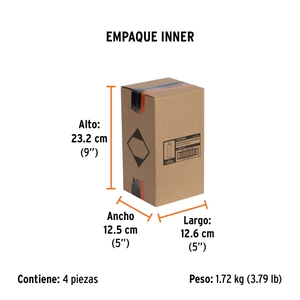 Truper Pintura en aerosol, rojo primario, bote esbelto, 400ml