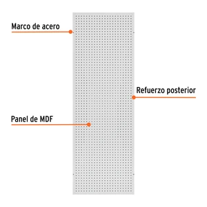 Panel perfocel 60 x 180 cm, Truper
