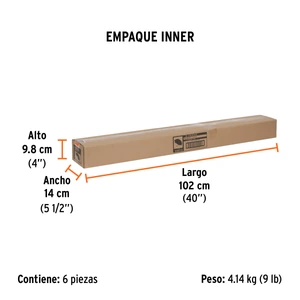 Paraguas de 135 cm, Truper
