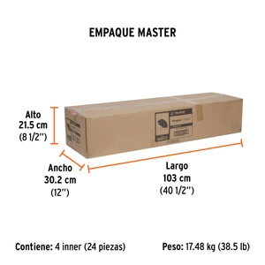 Paraguas de 135 cm, Truper