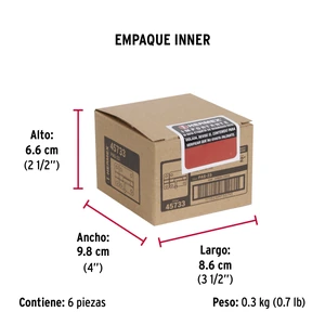 Pasador de barril de acero cromo 2