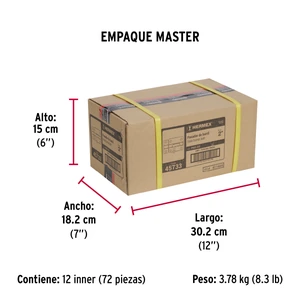 Pasador de barril de acero cromo 2