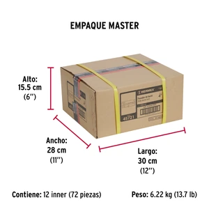 Pasador de barril de acero latón 4