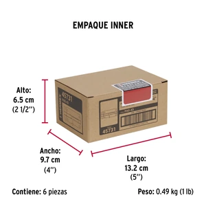 Pasador de barril de acero cromo 4