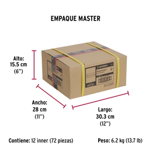 Pasador de barril de acero cromo 4