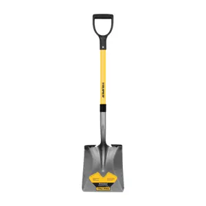 Truper, square point shovel, poly D fiberglass handle