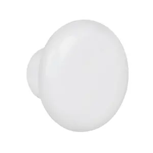 43820 / PER-B Perilla cerámica blanca, Hermex