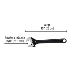Llave ajustable (perico) 10