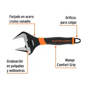 Llave ajustable (perico) 10