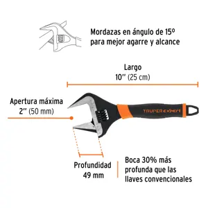 Llave ajustable (perico) 10