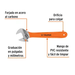 Llave ajustable (perico) 12