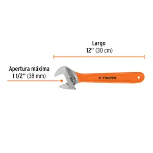 Llave ajustable (perico) 12