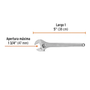 Llave ajustable (perico) 15