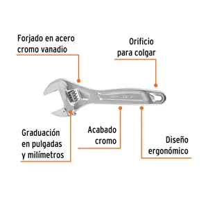 Llave ajustable (perico) 6