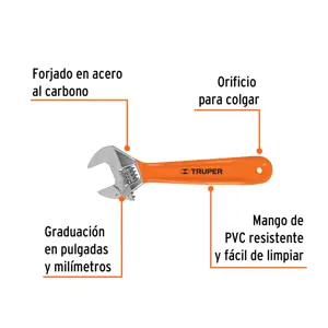 Llave ajustable (perico) 6