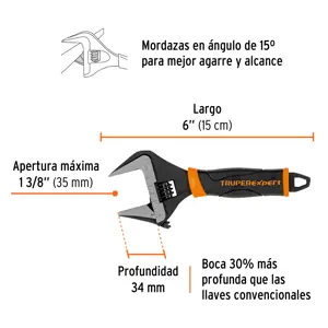 Llave ajustable (perico) 6