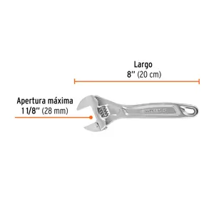 Llave ajustable (perico) 8