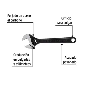 Llave ajustable (perico) 8