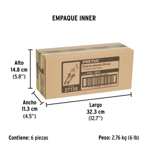 Pinza de extensión 10