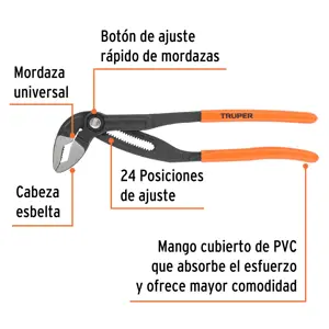 Pinza de extensión 16