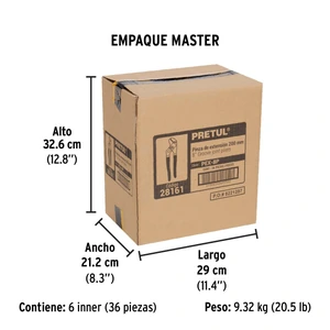 Pinza de extensión 8