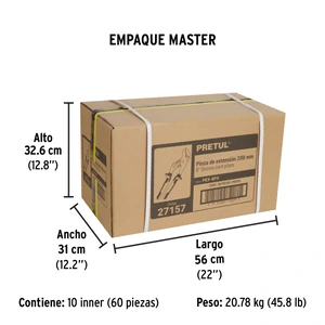 Pinza de extensión 8