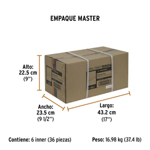 Piedra para asentar 150 mm, doble grano 150 y 240, Truper