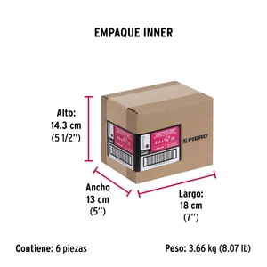 Fiero Bolsa con 100 pijas 3/4
