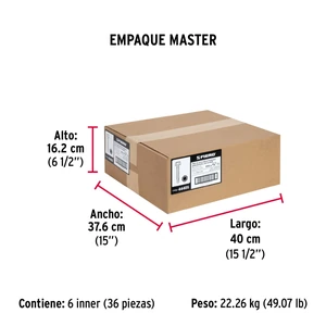 Fiero Bolsa con 100 pijas 3/4