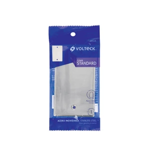 Volteck Placa de Acero Inoxidable ciega, Línea Standard