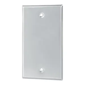 Volteck Placa de Acero Inoxidable ciega, Línea Standard