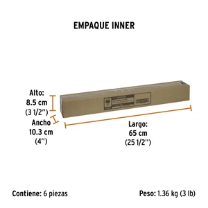 Imán flexible de acero con LED, 3 kg, Truper