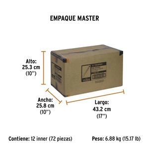 Imán extensible de acero inoxidable, 3.6 kg, Truper
