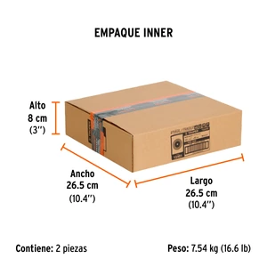 Truper Rueda abrasiva p/esmeril 10X1 1/4