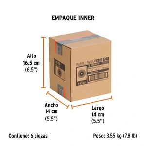 Truper Rueda abrasiva p/esmeril 5X3/4