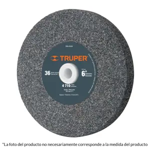 Truper Rueda abrasiva p/esmeril 5X3/4