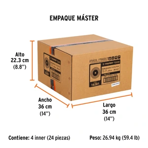 Truper Rueda abrasiva p/esmeril 6 X 1