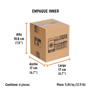 Truper Piedra para esmeril 6 X 1