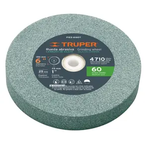 16407 / PIES-6160T Truper Piedra para esmeril 6 X 1
