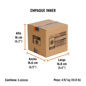 Truper Rueda abrasiva p/esmeril 6X3/4