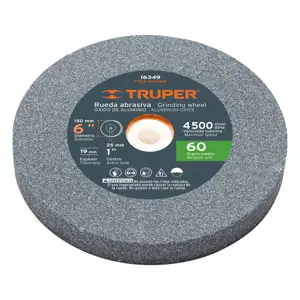 Truper Rueda abrasiva p/esmeril 6X3/4